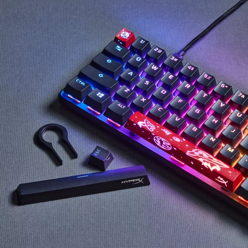 Klávesnica HyperX Alloy Origins 65 4P5D6AN#UUW, severské rozloženie
