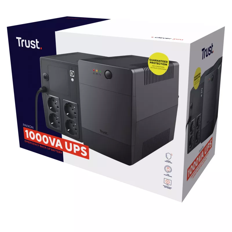 Trust Paxxon UPS 1 kVA 600 W 4 sieťové výstupy