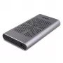 Lindy USB 3.2 Gen 2x2 Dual M.2 NVMe SSD puzdro s funkciou klonovania