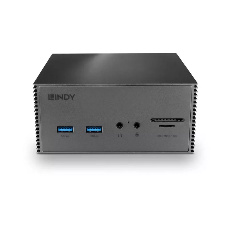 Lindy DST-Pro 101, USB-C dokovacia stanica pre notebook s podporou 4K a 100W napájacím zdrojom