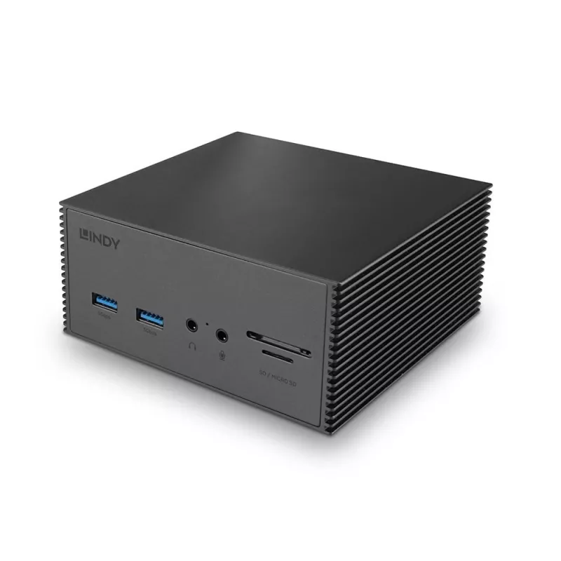Lindy DST-Pro 101, USB-C dokovacia stanica pre notebook s podporou 4K a 100W napájacím zdrojom