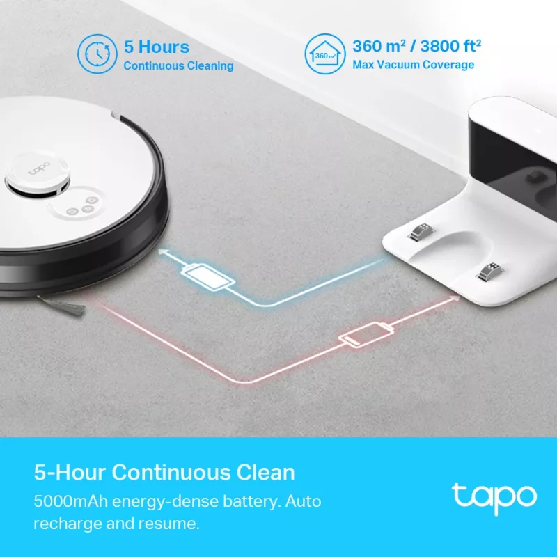 TP-Link Tapo LiDAR navigačný robotický vysávač a mop