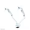 Neomounts FPMA-D750DWHITE2 rameno monitora 10-32 inch - plynová pružina - stolová svorka - 180°-stop