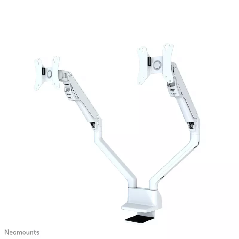 Neomounts FPMA-D750DWHITE2 rameno monitora 10-32 inch - plynová pružina - stolová svorka - 180°-stop