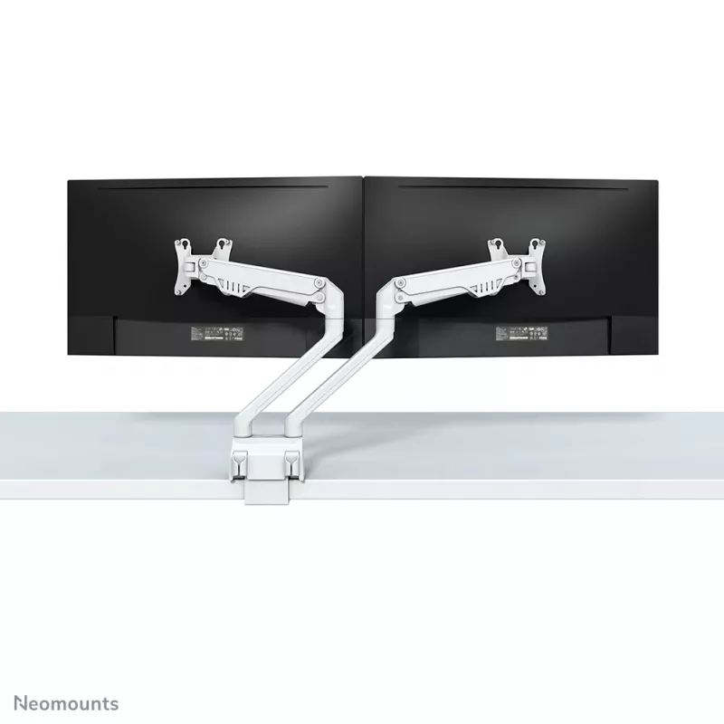 Neomounts FPMA-D750DWHITE2 rameno monitora 10-32 inch - plynová pružina - stolová svorka - 180°-stop