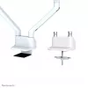 Neomounts FPMA-D750DWHITE2 rameno monitora 10-32 inch - plynová pružina - stolová svorka - 180°-stop