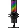 HyperX QuadCast 2 S - USB mikrofón (čierna), stolový mikrofón, -8 dB, 20 - 20000 Hz, 1 Ω, káblový, USB