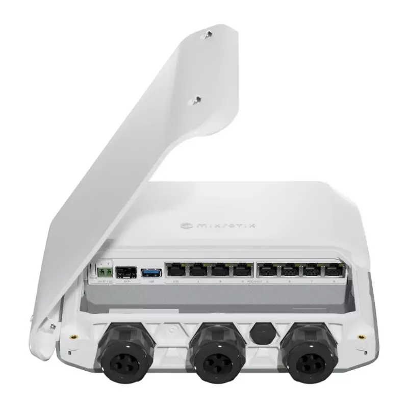 Káblový router MikroTik RB5009UPr+S+OUT