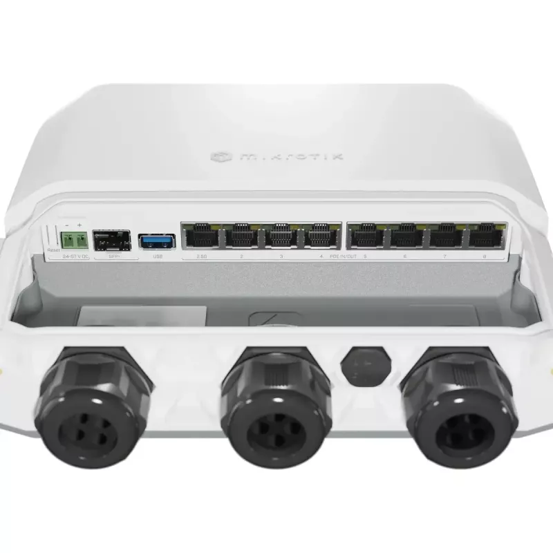 Káblový router MikroTik RB5009UPr+S+OUT