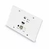 Lindy 150m Cat.6 HDMI 4K60 & Type-C HDBaseT EU nástenná doska KVM extender, vysielač