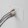 Lindy 150m Cat.6 HDMI 4K60 & Type-C HDBaseT EU nástenná doska KVM extender, vysielač