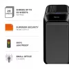 Fellowes Powershred LX221 5050401 skartovač papiera s mikrorezom, P-5, 20 listov, 2 x 12 mm, 30 l, 70 dB, čierny