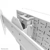 Neomounts FL50S-825WH1 TV vozík 37-75