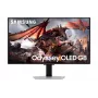 Samsung Odyssey OLED G8 G80SD LS32DG802SUXDU herný monitor, 32 palca (81,3 cm) OLED, 4K UHD 3840 x 2160, 240 Hz, 0,03 ms, HDR10, 2x HDMI, DisplayPort, USB 3.0 hub, nastaviteľná výška, pivot, strieborný