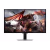 Samsung Odyssey OLED G8 G80SD LS32DG802SUXDU herný monitor, 32 palca (81,3 cm) OLED, 4K UHD 3840 x 2160, 240 Hz, 0,03 ms, HDR10, 2x HDMI, DisplayPort, USB 3.0 hub, nastaviteľná výška, pivot, strieborný