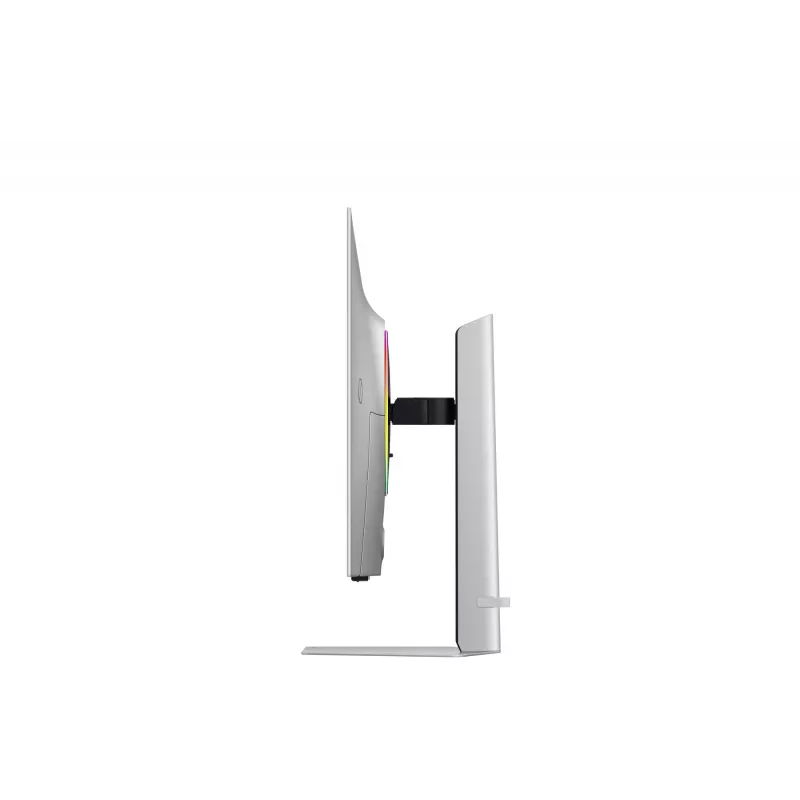 Samsung Odyssey OLED G8 G80SD LS32DG802SUXDU herný monitor, 32 palca (81,3 cm) OLED, 4K UHD 3840 x 2160, 240 Hz, 0,03 ms, HDR10, 2x HDMI, DisplayPort, USB 3.0 hub, nastaviteľná výška, pivot, strieborný