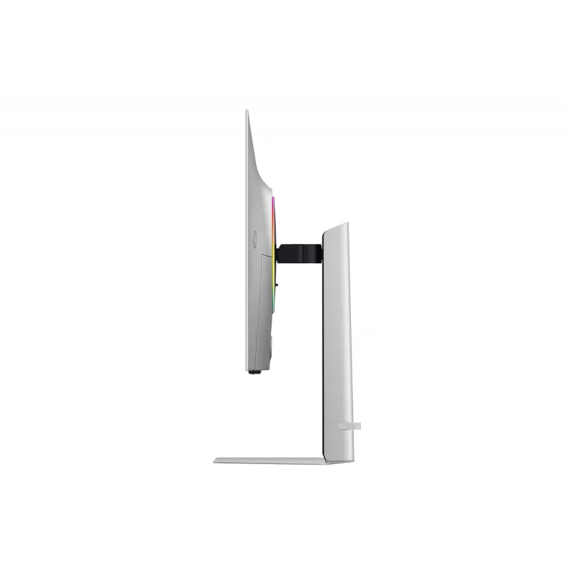 Samsung Odyssey OLED G8 G80SD LS32DG802SUXDU herný monitor, 32 palca (81,3 cm) OLED, 4K UHD 3840 x 2160, 240 Hz, 0,03 ms, HDR10, 2x HDMI, DisplayPort, USB 3.0 hub, nastaviteľná výška, pivot, strieborný