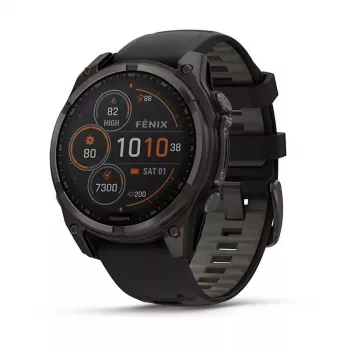 Športové smart hodinky GARMIN fenix 8 Black – puzdro 51 mm, zafírové sklo, solárne, GPS, 32 GB, 10 ATM, 1,3