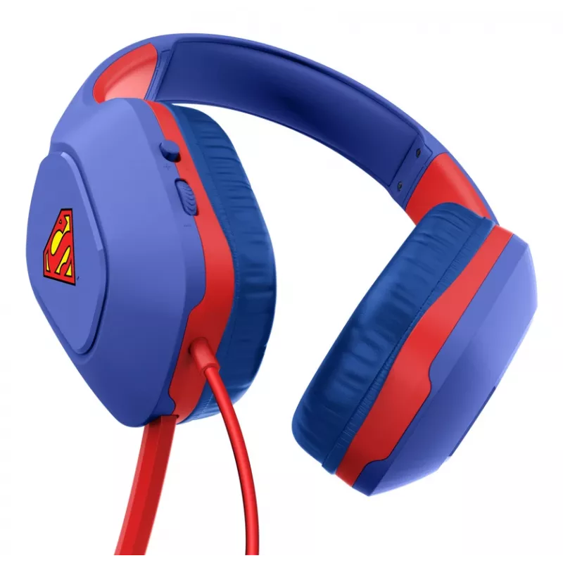 Trust GXT 415SM Zirox Headset káblový s hlavovým mostom Herný Modrá, Červená