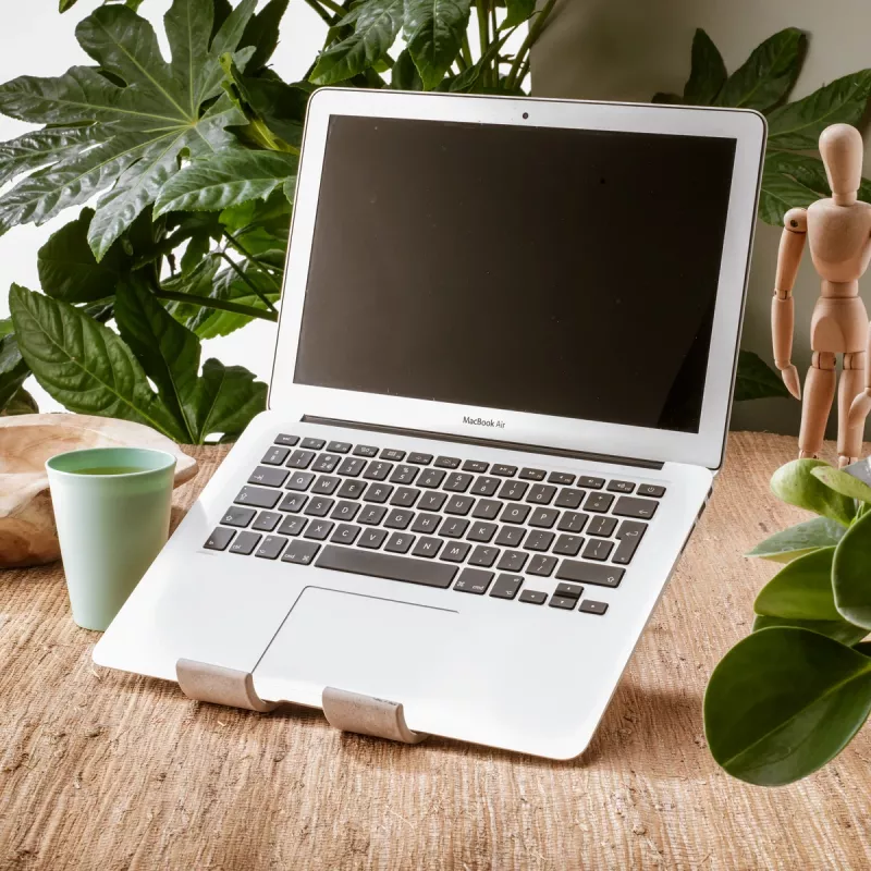 R-Go Tools stojan na notebook a tablet R-Go Treepod, ergonomický a modulárny, nastaviteľný, biobased