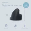R-Go Tools Ergonomická myš R-Go HE Break so softvérom na prestávky, veľká (veľkosť ruky ≥ 185 mm), ľavá, káblová, čierna