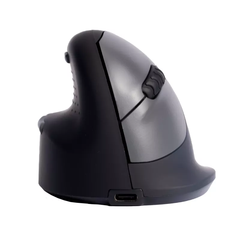 R-Go Tools Ergonomická myš R-Go HE Break so softvérom na prestávky, stredná (veľkosť ruky 165-185 mm), ľavá, Bluetooth, čierna