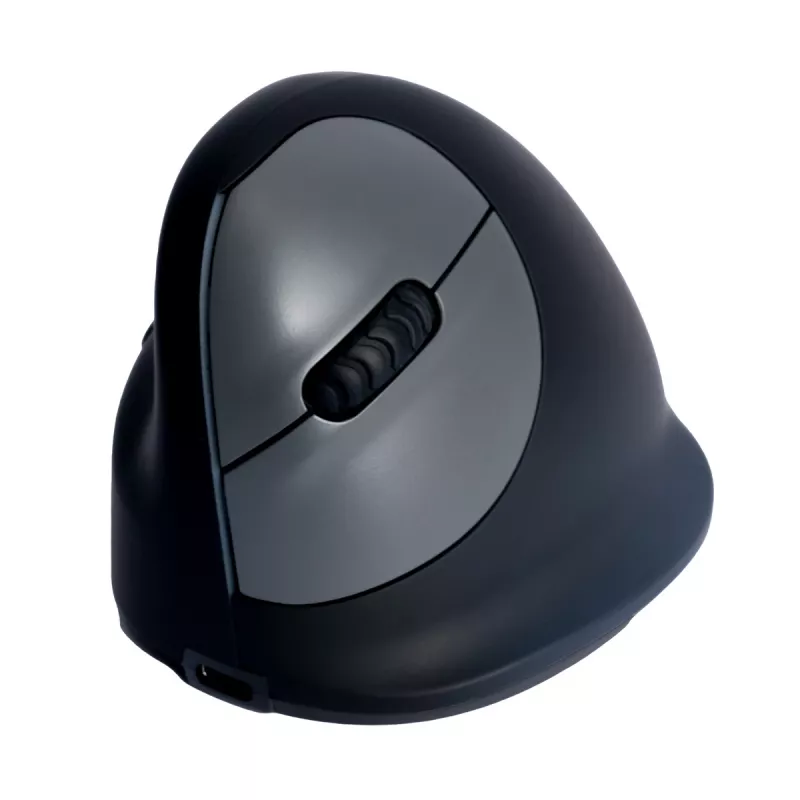 R-Go Tools Ergonomická myš R-Go HE Break so softvérom na prestávky, stredná (veľkosť ruky 165-185 mm), ľavá, Bluetooth, čierna