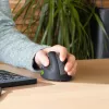 R-Go Tools Ergonomická myš R-Go HE Break so softvérom na prestávky, stredná (veľkosť ruky 165-185 mm), ľavá, Bluetooth, čierna