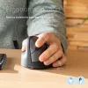 R-Go Tools Ergonomická myš R-Go HE Break so softvérom na prestávky, stredná (veľkosť ruky 165-185 mm), ľavá, Bluetooth, čierna