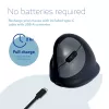 R-Go Tools Ergonomická myš R-Go HE Break so softvérom na prestávky, stredná (veľkosť ruky 165-185 mm), ľavá, Bluetooth, čierna