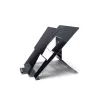 R-Go Tools stojan na notebook R-Go Riser Document, ergonomický, skladací a nastaviteľný stojan s držiakom dokumentov, čierny