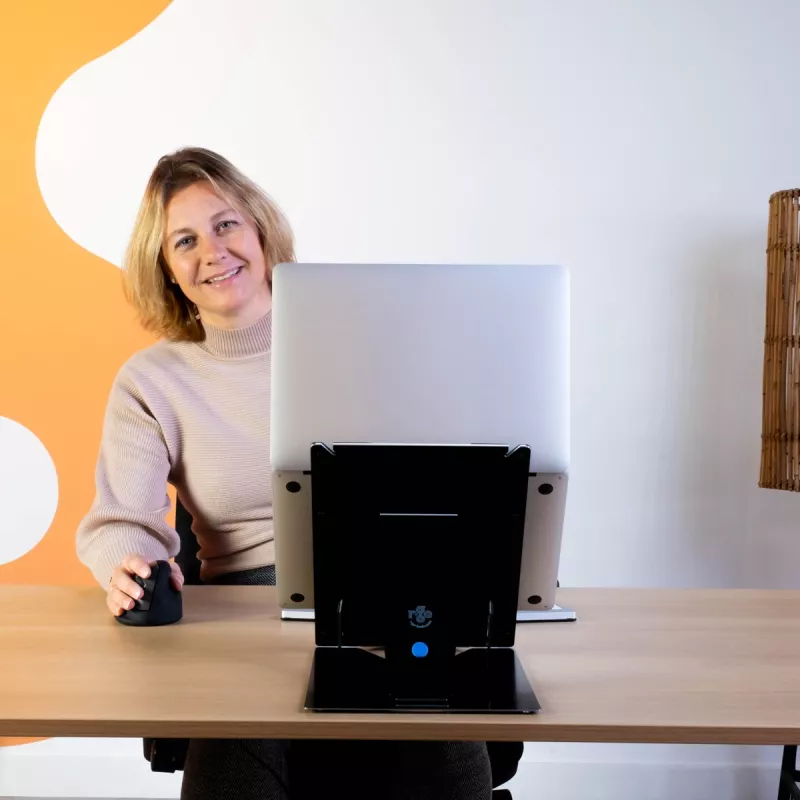 R-Go Tools stojan na tablet a notebook R-Go Riser Duo, vhodný pre 10–22