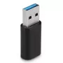 Lindy USB 3.2 Type-A na C adaptér, USB 3.2 Type-A, USB 3.2 Type-C, čierna