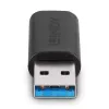 Lindy USB 3.2 Type-A na C adaptér, USB 3.2 Type-A, USB 3.2 Type-C, čierna