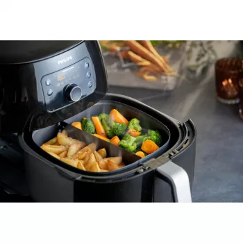 Philips Airfryer príslušenstvo HD9950/00 XXL Party Master Kit, Philips, Airfryer XXL HD963x, HD965x, Sivá, Oceľ, 215 mm, 198 mm