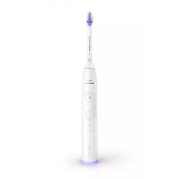 Sonická zubná kefka Philips Series 6100 HX7400/01 — Sonická technológia, 62.000 pohybov/min, 2 režimy, 3 rýchlosti, biela, nabíjateľná