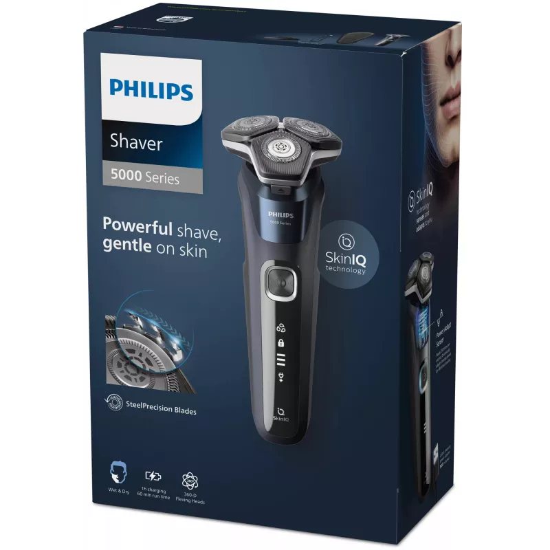 Philips holiaci strojček série 5000 S5885/35 Mokré a suché holenie