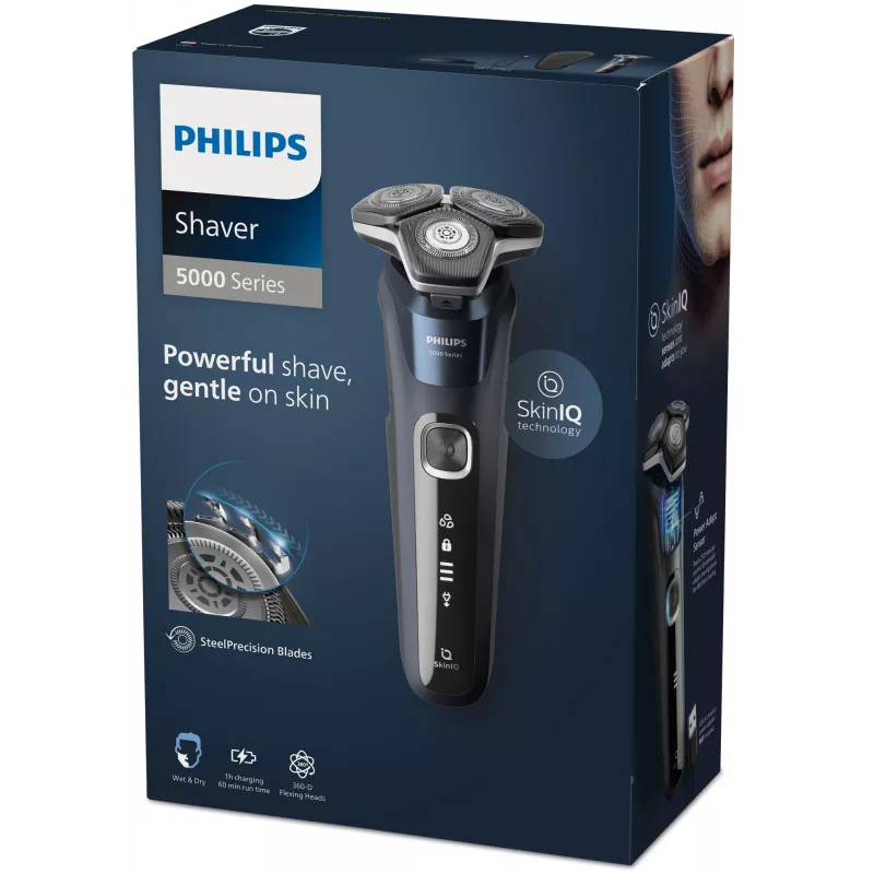 Philips holiaci strojček série 5000 S5885/35 Mokré a suché holenie