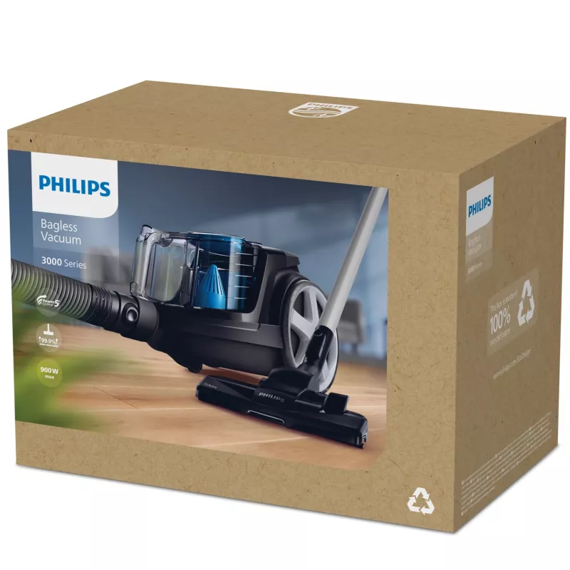 Philips 3000 series FC9331/09 vysávač 1,5 L podlahový vysávač suchý 900 W bez vrecka