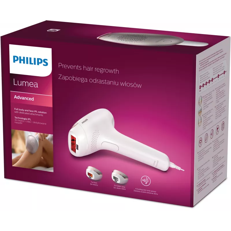 Philips Lumea Advanced SC1998/00 svetelný epilátor Intense Pulsed Light (IPL) slonovina