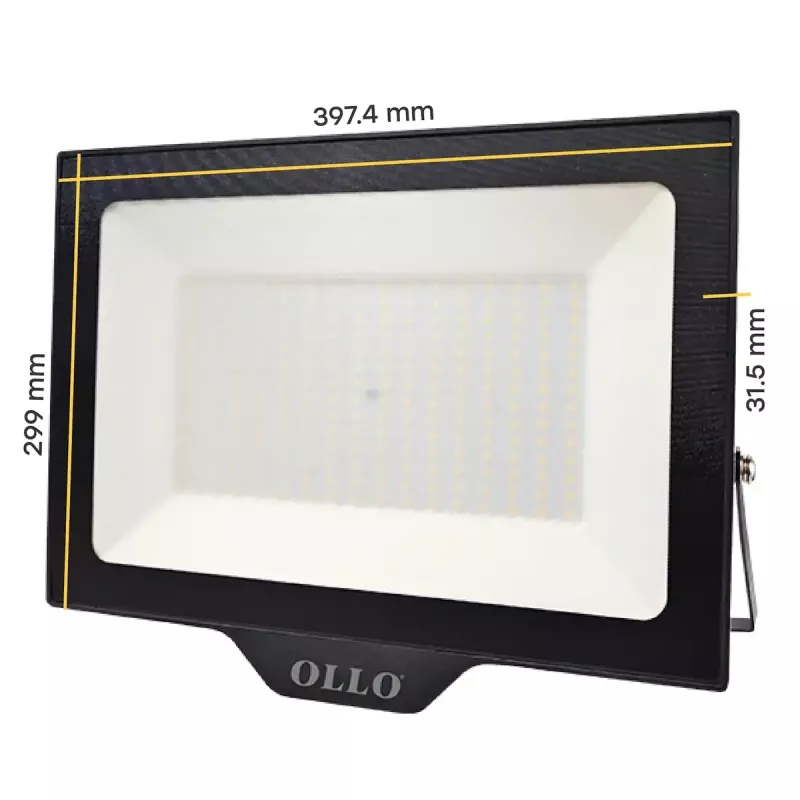 Vonkajší LED reflektor OLLO VS121C-200W-40K — 200 W, 20 000 lm, 4000 K