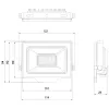 Vonkajší LED reflektor OLLO VS121C-20W-RGB 20W 1900lm RGB