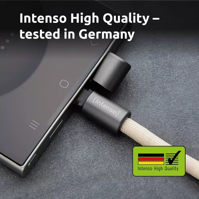 USB kábel Intenso Handykette 1,65 m USB-C béžový