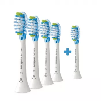 Hlavice kefiek Philips Premium Plaque Defence HX9045/87 5 ks biela
