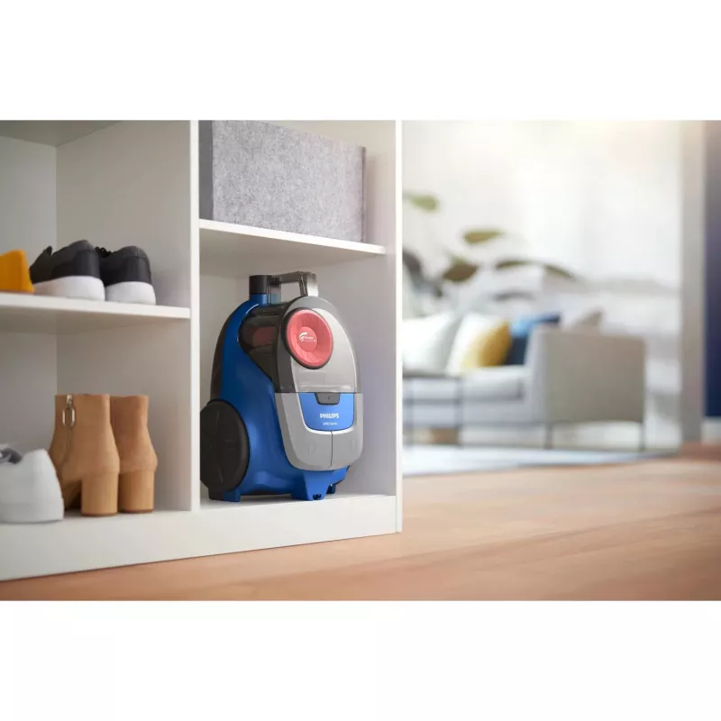 Podlahový vysávač Philips 2000 series XB2123/09 — 850 W, 1,3 l cyklón, na koberce a tvrdé podlahy
