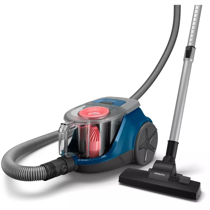 Podlahový vysávač Philips 2000 series XB2123/09 — 850 W, 1,3 l cyklón, na koberce a tvrdé podlahy