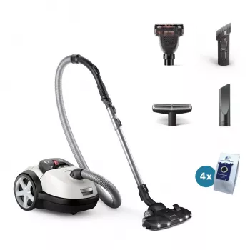 Podlahový vysávač Philips 8000-série XD8142/12 — 900 W, 4 l vrecko, HEPA, 12 m akčný rádius