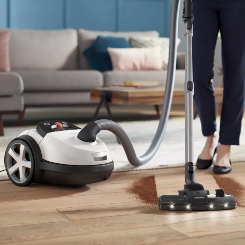 Podlahový vysávač Philips 8000-série XD8142/12 — 900 W, 4 l vrecko, HEPA, 12 m akčný rádius
