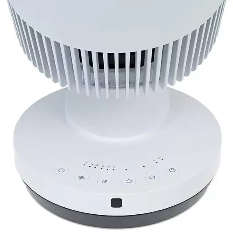 Domáci ventilátor s lopatkami Stylies Gemma čierny biely 2000W stolový