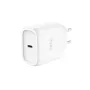 TRUST Maxo 45W USB-C GaN nabíjačka, 45 W, USB-C výstup, max. 20 V, 2 m kábel, biela